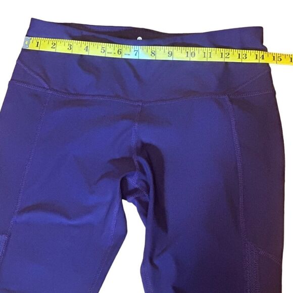 Apana Purple Yoga Leggings Pants Size Medium M - Picture 2 of 10